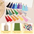 thumbnail image 3 of Uxcell 100 Pcs Flecos para Marcadores con Tapa Dorada 2.4" Flecos para DIY Verde Claro, 3 of 6