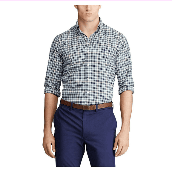 Men's Ralph Lauren Classic Fit Button Down Oxford Cotton Shirt XL