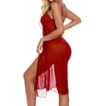 thumbnail image 4 of Women Lace High Split Lingerie Bodydoll Night Dress, 4 of 4