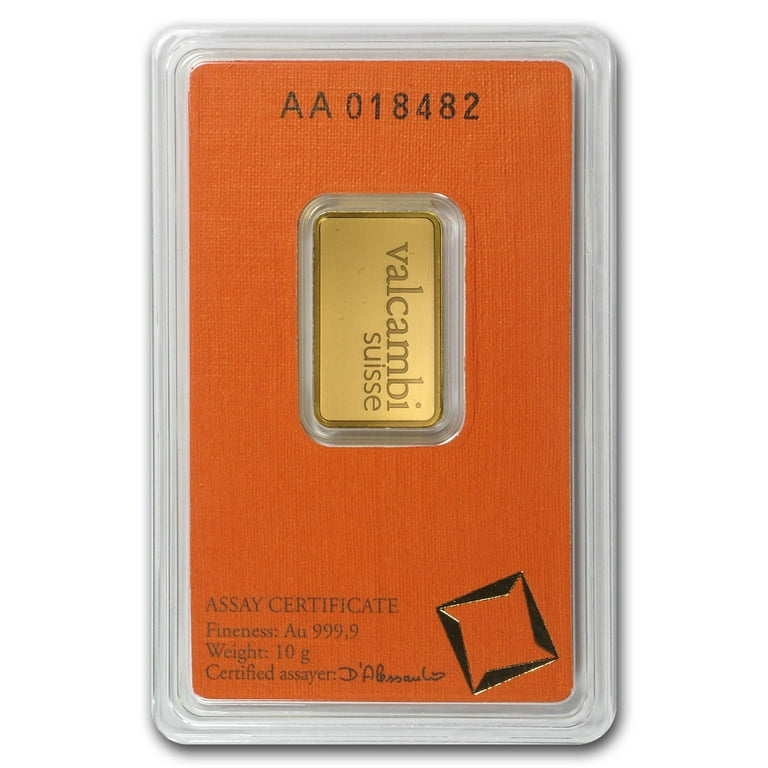 【新品】 スイスヴァルカンビ Valcsmbi 10g×10枚 100g 純銀インゴット スイスヴァルカンビ シルバーバー 10g valcambi