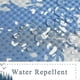thumbnail image 4 of 180x180cm (White) Bathroom Shower Curtain with Metal Hooks, 4 of 5