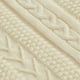 thumbnail image 3 of Manta Longhui para ropa de cama tejida con cable, color sherpa, color crema, 150 x 200 cm, 3 of 9