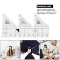thumbnail image 4 of Triangle Quilting Ruler 45 Degree Fabric Cutting Garment Craft (10 inch), 4 of 8