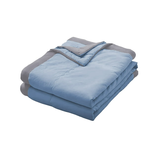 Ohufall Couette d'Été Lavée Douce Légère Couverture Rafraîchissante pour Dormir Nu