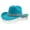 Light Blue, variant on Landzoo One Stylish Cowboy Hat For Women And Men Western Hat With Large Round Gemstone Fringe Rhinestone Decorations For Parties And Events Soft Stylish Basic Cowboy