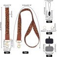 thumbnail image 5 of Lanyards for Keys Polyester Leopard Wristlet Strap and Neck Lanyards for Teacher Men and Women Detachable, 5 of 9