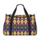 thumbnail image 1 of Fotbe Mardi Gras4 Bolsa de Viaje con Estampado, Bolsa de Fin de Semana para Mujer con Compartimento para Zapatos, Bolsa de Gimnasio con Bolsillo Húmedo, 1 of 7
