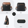 thumbnail image 4 of Bolso bandolera Roulens ligero de piel mediana para mujer, 4 of 7