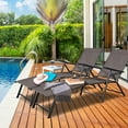 thumbnail image 3 of Patiojoy 2PCS Chaise Lounge Adjustable Patio Poolside Recliner Chair Outdoor, 3 of 8