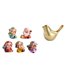 thumbnail image 1 of Figuras De Resina Del Dios De La Fortuna Y Estatuas De Animales De Pájaro Dorado, Esculturas De Mesa Modernas Para Dormitorio, Oficina, Sala De Estar, Decoración De Año Nuevo, Regalos De, 1 of 8
