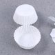 thumbnail image 2 of 100 envoltorios para cupcakes, redondos y gruesos, con revestimiento de PE resistente al calor, para magdalenas y pasteles (blanco puro), 2 of 7