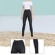 thumbnail image 5 of Leggings de capa base a escala 1:6, pantalones de yoga para entrenamiento, disfraz de muñeca en miniatura negro, 5 of 6