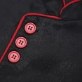 thumbnail image 3 of Unisex Short Long Sleeve Chef Jacket Coat Hotel Kitchen Service Uniform Workwear, 3 of 4