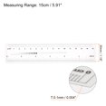 thumbnail image 2 of Unique Bargains Règle Flexible 6 Pouces 0.1mm Échelle Film Plastique pour Animaux de Compagnie Règle Droite, 2 Pièces, 2 of 6