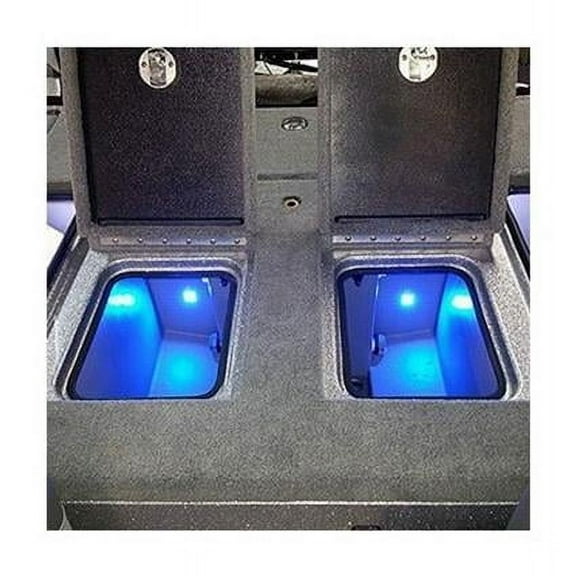 T-H Marine LEDBW-402-B-DP Quad Beam Livewell LED Light, Blue