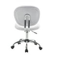 thumbnail image 5 of Porthos Home Elsy Mesh Upholstered Armless Office Chair with Chrome Roller Base, 5 of 8