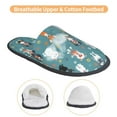 thumbnail image 3 of Slippers for Women, Cute Dog colorful Womens Slippers Fuzzy Winter House Shoes, Soft Anti-Skid Slippers Indoor and Outdoor, 3 of 5
