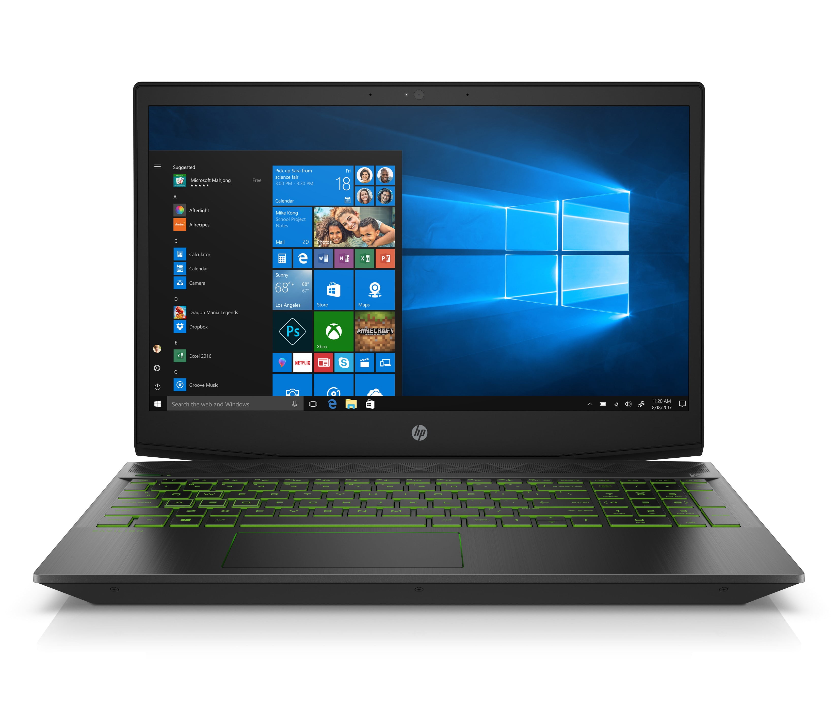 HP 15-CX0077WM Pavilion Gaming Laptop 15.6 inches Full HD, Intel Core  i7-8750, NVIDIA GeForce GTX 1060 3GB, Windows 10, 1TB HDD + 16GB Optane  memory, 