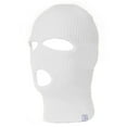 thumbnail image 1 of TopHeadwear 3-Hole Ski Face Mask Balaclava, White, 1 of 2