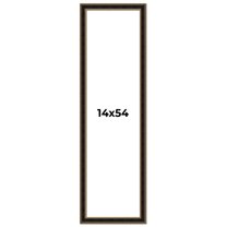 14x54 Frame Gold Antique Vintage Sold Wood Picture Frame | 1.75 Inch Moulding Width | Interior