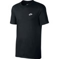 thumbnail image 2 of NIKE Men's Sportswear Club Embroidered Futura Tee, Black/White, 824021-011 (2X-Large), 2 of 4