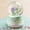 Green, variant on Unique Bargains Cute Cartoon Light Up Crystal Ball Mini Resin Figurine Snow Globe Pink