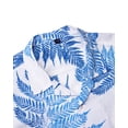 thumbnail image 4 of Alimens & Gentle Cotton Short Sleeve Hawaiian Shirt Casual Button Down Shirts for Men, 4 of 5