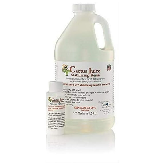 Cactus Juice Stabilizing Resin for Woodworking-1/2 Gallon