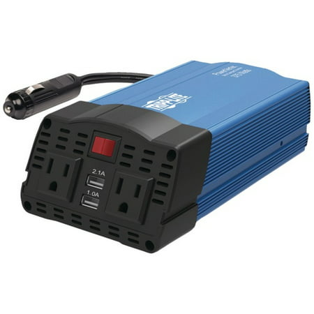 Tripp Lite PV375USB 375-Watt-Continuous PowerVerter Ultracompact Car Inverter with USB & Battery