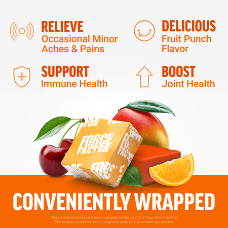 FORCE FACTOR BETTER TURMERIC MAXIMUM JOINT SUPPORT 60 CHEWS