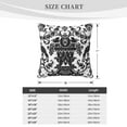 thumbnail image 4 of ZICANCN Flowers Floral Line Decorative Throw Pillow Covers, Bed Couch Sofa Decorative Knit Pillow Covers for Living Room Farmhouse, 20"x20", 4 of 8