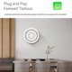 thumbnail image 5 of Wireless Smart 120db Siren And Alarm Bell-white, With Strobe Light, Remote App Control Wifi Usb Sir, 5 of 5