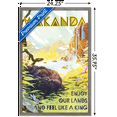 thumbnail image 3 of Marvel: Hero Lands - Wakanda Wall Poster, 22.375" x 34" Framed, 3 of 6