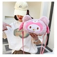 thumbnail image 3 of Sanrio Melody-mochila De Peluche para niños, morral De Peluche De My Melody, bolsa De hombro, regalos De vacaciones, 3 of 4