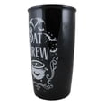 thumbnail image 5 of Gothic Wicca Sacred Bat Brew Magic Cauldron Ceramic Travel Coffee Mug Cup 12oz, 5 of 8