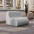 thumbnail image 4 of Jaxx Midtown Large Classroom Soft Foam Chair - Premium Vinyl Cover, Submarine Grey, 4 of 6