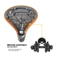 thumbnail image 4 of Asiento Para Bicicleta Montaña Ultra Confortable Textura Rombos Café PIAGO 10759, 4 of 6