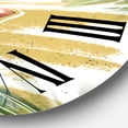 thumbnail image 3 of Designart 1 in Quartz Coastal Wall Clock, 3 of 5
