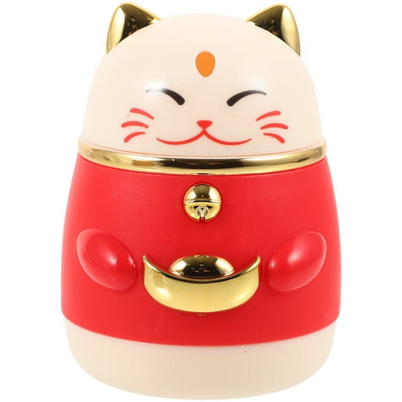 WORGEOUS Soporte para palillos de dientes de gato, estuche para palillos de dientes de dibujos animados, caja dispensadora de palillos para restaurante