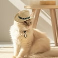 thumbnail image 4 of Pet Cowboy Hat for Dogs and Cats Western Cap Halloween Party Accessory Festival Celebration Headgear for Small Medium Large Pets, 4 of 5