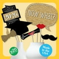 thumbnail image 7 of Big Dot of Happiness Gold Graduation Party - 2026 Grad Photo Booth Props Kit - 20 Count, 7 of 7
