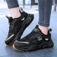 thumbnail image 3 of YOURDIARY Steel Toe Work Shoes for Women Safety Shoes Biscoe Work Lace-up Sneakers, 3 of 7
