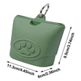 thumbnail image 3 of WD-Forest 4.5in Silicone Dog Treat Pouch - Leakproof Portable Training Bag with Carabiner Clip Washable Pet Snack Dispenser for Walking & Obedience Training, 3 of 9