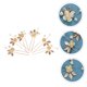 thumbnail image 4 of Houderco 6Ud Pasadores De De Dorados Con Floral Para Fiesta Y, 4 of 8