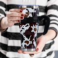 thumbnail image 4 of 40 Oz Tumbler with Handle and Silicone Straws,Coffee Insulated Tumbler with Handle,40 Oz Water Bottles,Travel Mug with Handle, 4 of 6