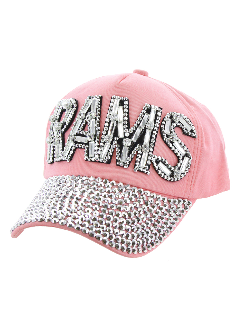 Top Headwear Rams Rhinestone Gem 