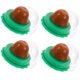 thumbnail image 5 of 4PCS Creative Cat Catnip Practical Cat Lick Lollipop Vitamin Catnip Pudding Safe Pet Cat Snack Eco-friendly Healthy Lollipop para mascotas para gatitos (sabor aleatorio), 5 of 7
