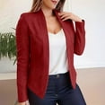 thumbnail image 3 of Posijego Women's Blazer Open Front Long Sleeve Cardigans Business Casual Office Cropped Blazer Jackets, 3 of 7