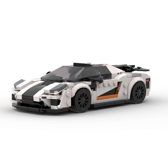 Racing car puzzle assembled children's building block toys