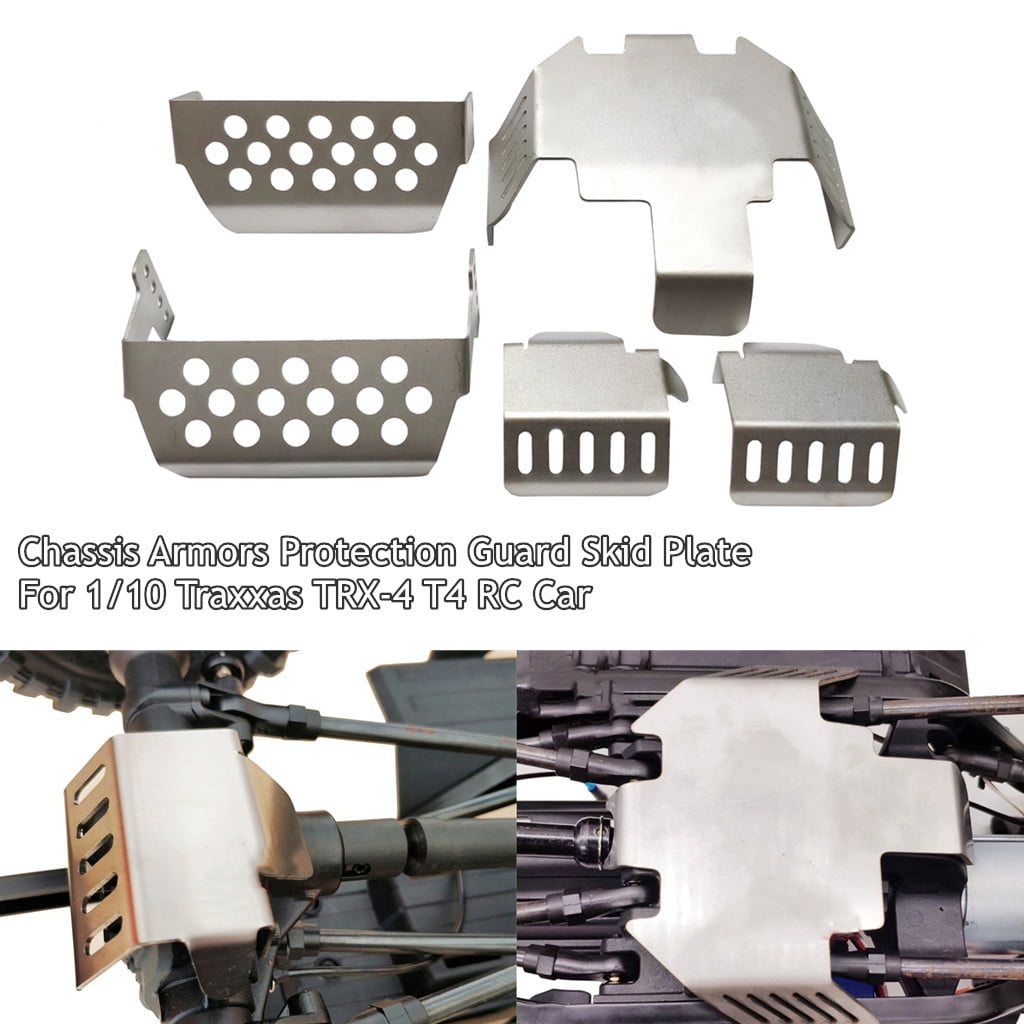 Lovehome Chassis Armors Protection Guard Skids Plate For 1/10 Traxxas
